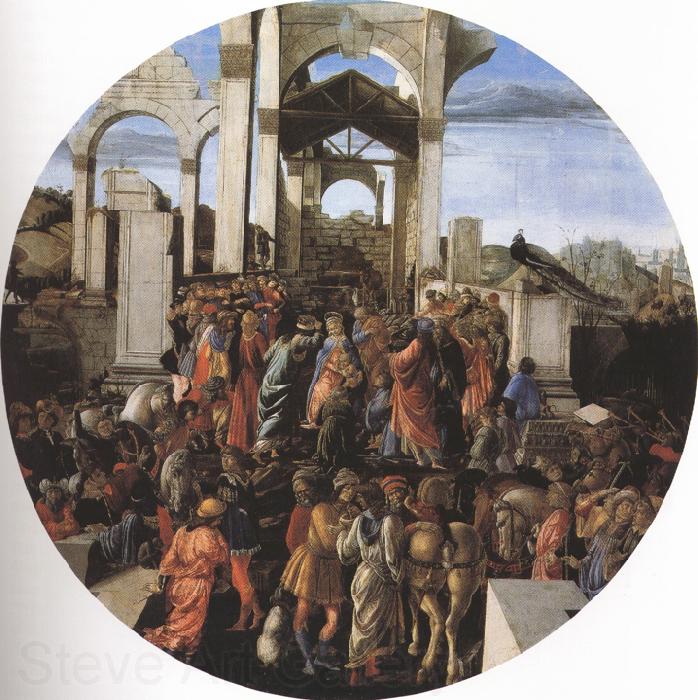 Sandro Botticelli Adoration of the Magi (mk36) France oil painting art